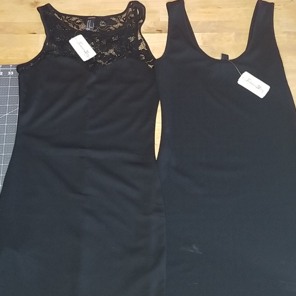 Black dress bundle. Forever 21 size M